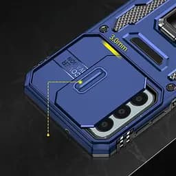 Ударостійкий чохол Camshield Army Ring для Samsung Galaxy A26 5G Синій / Navy - мініатюра 4