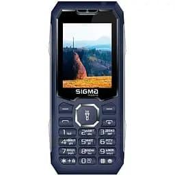 Кнопочный телефон Sigma mobile X-Style 341 BRO TYPE-C синий
