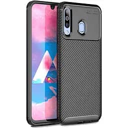 Чохол-накладка Toto TPU Carbon Fiber 1.5 mm Case Samsung Galaxy A40s/M30 Black - мініатюра 2