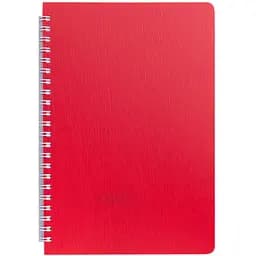 Тетрадь Buromax Bark на пружине А5, 60 листов красная (BM.24554154-05)