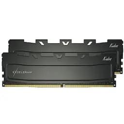 Модуль пам'яті для комп'ютера DDR4 64GB (2x32GB) 3200 MHz Black Kudos eXceleram (EKBLACK4643222CD) - мініатюра 3