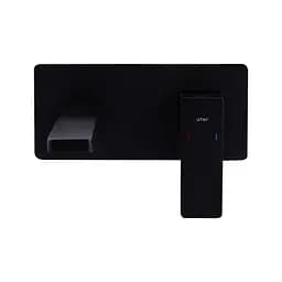 Змішувач для умивальника Qtap Gemini прихованого монтажу QTGEM273BLM45694 Black matt Чорний матовий - мініатюра 3