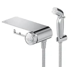 Гігієнічний душ Am.Pm X-Joy із змішувачем та полицею, хром F0H85A800