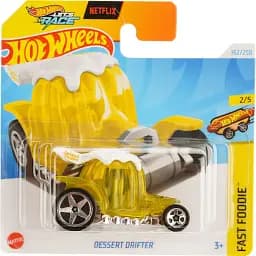 Набір: Базова машинка Hot Wheels HW Hot Trucks 63 Studebaker Champ білий (5785) + Базова машинка Hot Wheels HW Fast Foodie Dessert Drifter жовта (5785) - мініатюра 3