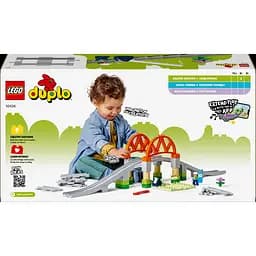 Конструктор LEGO DUPLO Додатковий набір. Залізничний міст і колії 42 деталі (10426) - мініатюра 2