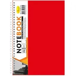 Блокнот Апельсин А5 АП-1505 80 листів пружина збоку червоний        