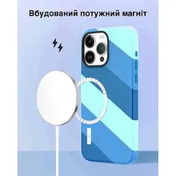 Чохол Vokamo MagSafe для iPhone 15 з магнітом Blue - мініатюра 5