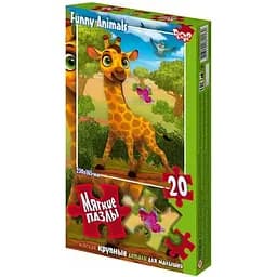 Мягкие пазлы Жираф Danko Toys S20-09-16, 20 элементов