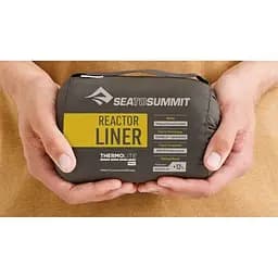 Вкладиш у спальник Sea to Summit Reactor Sleeping Bag Liner, Standart 198 Жовтий - мініатюра 6
