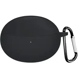 Чохол-накладка DK для Oppo Enco Free 3 Silicone Candy Friendly з карабіном (016036) (black)