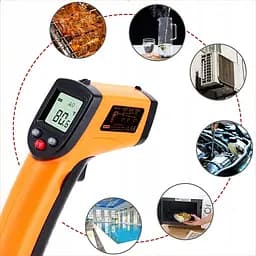 Безконтактний інфрачервоний термометр (пірометр) — 50-530 °C BENETECH GM530 - мініатюра 5