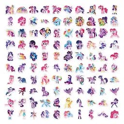 Стікерпак Набір наклейок GeekLand Май Літл Поні My Little Pony 100 штук - мініатюра 2
