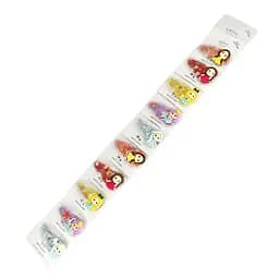 Зажим-хлопушка для волос "Принцессы" La-beauty 0109-100, 10 штук