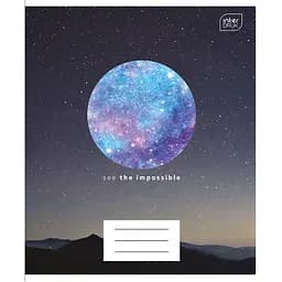 Набор тетрадей Interdruk Premium Galaxy ученических клетчатых А5+ 12 листов 4 шт. (339393-4)