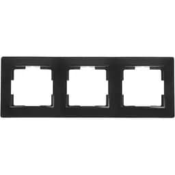 Рамка Brille тройная черная RB-3F/A bk