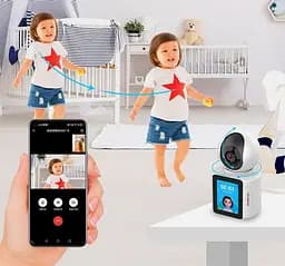 IP WiFi відеоняня Video Calling Camera V3 1080p, поворотна смарт камера, нічне бачення - мініатюра 7