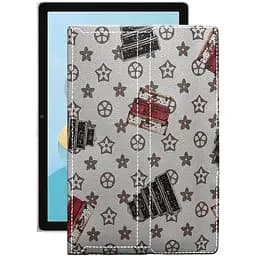 Чехол StatusCASE из экокожи для планшета Blackview Tab 13 Луи-Витон-белый