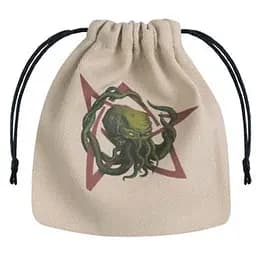 Мешочек для кубиков Q-Workshop Call of Cthulhu Beige & multicolor Dice Bag (BCTH103)