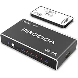 Перемікач Mrocioa HDMI Switch 5 in 1, перемикач Mrocioa HDMI