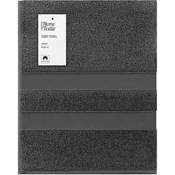 Рушник махровий Ardesto Splendid 50х90 см 100% бавовна темно-сірий (ART2350DG) 