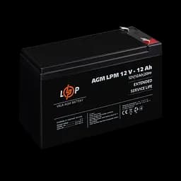 Акумулятор AGM LPM 12V - 12 Ah - мініатюра 3
