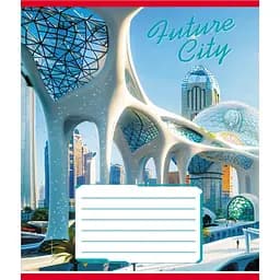 Тетрадь ученическая Города будущего 024-550177K-5 в клетку, 24 листа