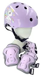 Комплект детский шлем и защита Yongkang GB24429-2009 S (5-9 г) фиолетовый единорог (G0001135)