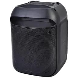 Колонка SMT 0002, пластик, 2 кг, 25x27x33 см, 8 дюймів, вбудований акумулятор, Bluetooth 5.0, чорна