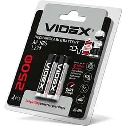 Акумулятор Videx R6 2500mAh (передзаряд) BLI 2