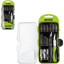 Ніж-скальпель Alloid Building Tools для вирізання зі зміннимилезами сталь SK5 (NA-0695)