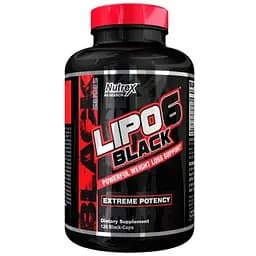Жиросжигатель Nutrex Research Lipo-6 Black Power Full Extreme Potency 120 капсул