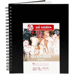 Блокнот на спіралі Royal Talens Art Creation 21.5х28см 110г/м2 80л - мініатюра 3