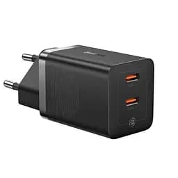Сетевое зарядное устройство для Baseus GaN5 Pro Fast Charger C+C 40W EU черный CCGP180101