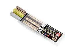 Набор маркеров металлик, 3 шт., круглый наконечник