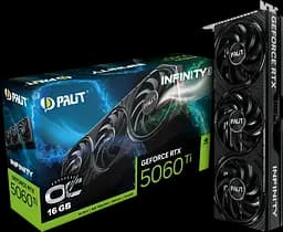 Відеокарта GeForce RTX 5060 Ti 16GB Palit Infinity 3 OC (NE7506TS19T1-GB2061S)
