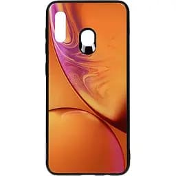 Чохол-накладка Toto Print Glass Space Case Samsung Galaxy A20/A30 Yellow