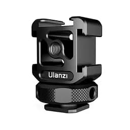 Адаптер кронштейн Ulanzi Vijim Metal Triple Cold Shoe Mount UV-2132 PT-12 Black
