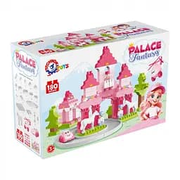 Конструктор дитячий для дівчат Казковий замок, 180 елементів, ТехноК, 0044