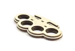 Дерев'яний конструктор "Кастет" 6 деталей