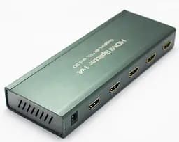 Відеорозгалужувач Ewell 4xHDMI v1.4a, 3D, 4Kx2K - мініатюра 2