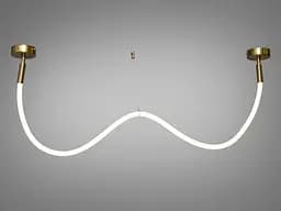 Стельова люстра LED Diasha 9610-1500GAB Мотузка 17W бронзова для коридору, вітальні, спальні, кухні, офісу - мініатюра 2