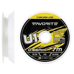 Флюорокарбон Favorite U1 FC 7 м 16/0.66 мм 59.2 lb/26.87 кг