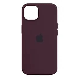 Силиконовый противоударный чехол-накладка для Apple iPhone 15, панель с защитой всего корпуса, софт-тач, plum, ArmorStandart (ARM69831)