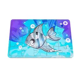 Детский деревянный пазл Морская рыбка PuzzleOK Арт-10031, 20 элементов