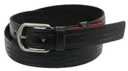 Ремінь Skipper 1028-33 під брюки натуральна шкіра 3,5 см Чорний - мініатюра 3
