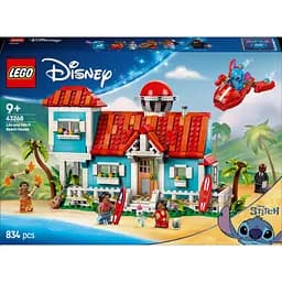 Конструктор LEGO Disney Пляжний будинок Ліло і Стіч 834 деталей (43268)
