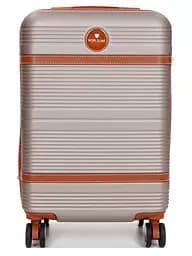 Валіза маленька S ABS-пластик Worldline Airtex 629 56×36×22см 38л Шампань - мініатюра 3