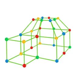 Дитячий конструктор-намет Bambi Build your own den 2020-36A трубки та кульки