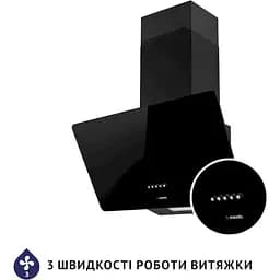 Витяжка Minola HDN 6224 BL 700 LED blak - мініатюра 6