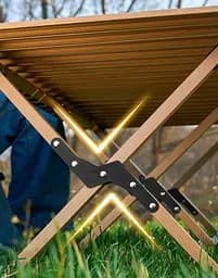 Розкладний стіл SpringFun S 60×45×60см кемпінговий портативний стіл для туризму Металевий каркас 30 кг - мініатюра 7